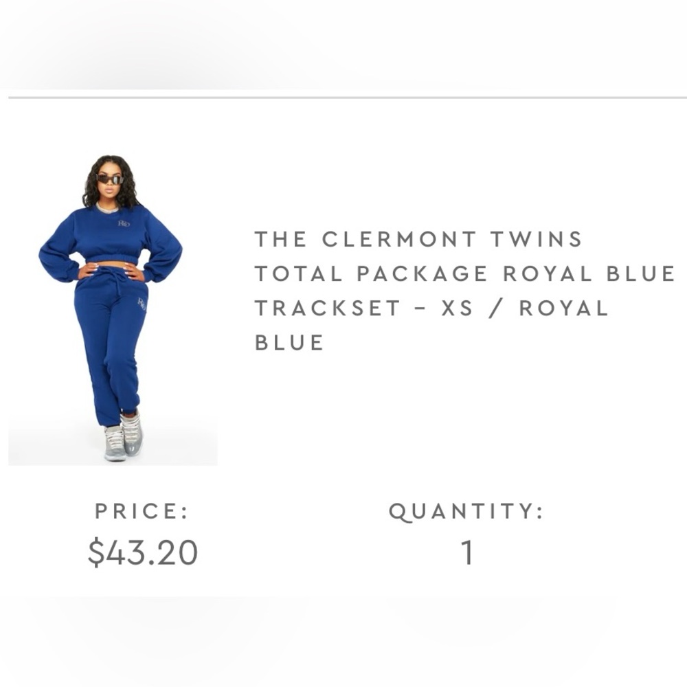 Stylish Blue Sweatpants & Joggers Set